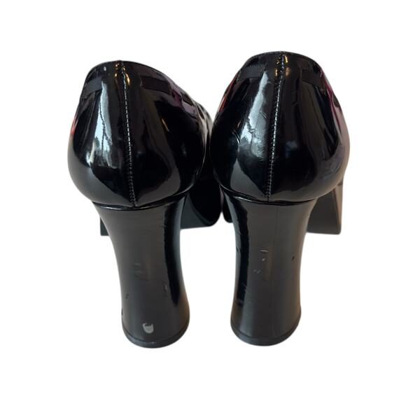 Hot Topic Y2K High Heel Platform Pumps Size 6 Black Whimsigoth Dark Romantic - Picture 2 of 7